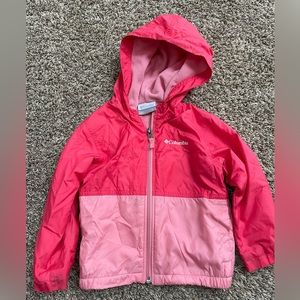 Girls Columbia Rain Jacket 2T